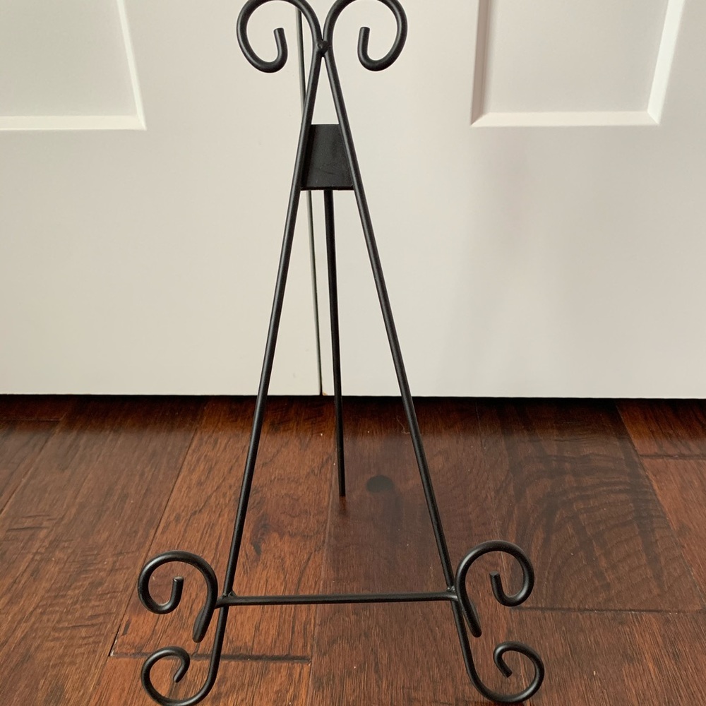 Black Iron Cookbook or Picture Frame Stand